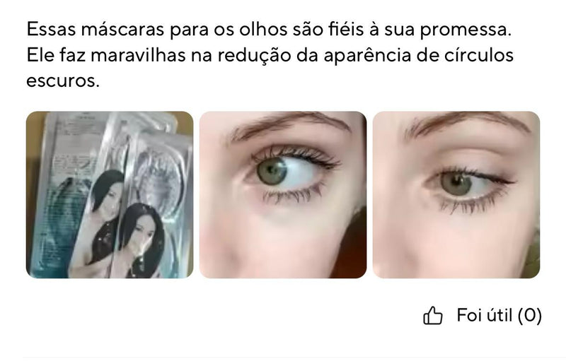 Mascára com Colagéno e Ácido Hialurônico (Área dos Olhos )